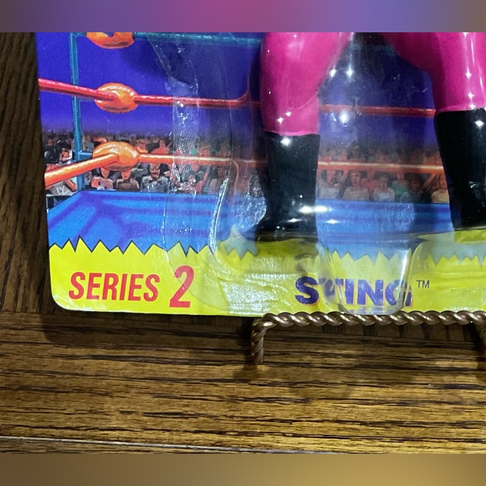 STING WCW Collectible Wrestlers Series 2 - Picture 3 of 9
